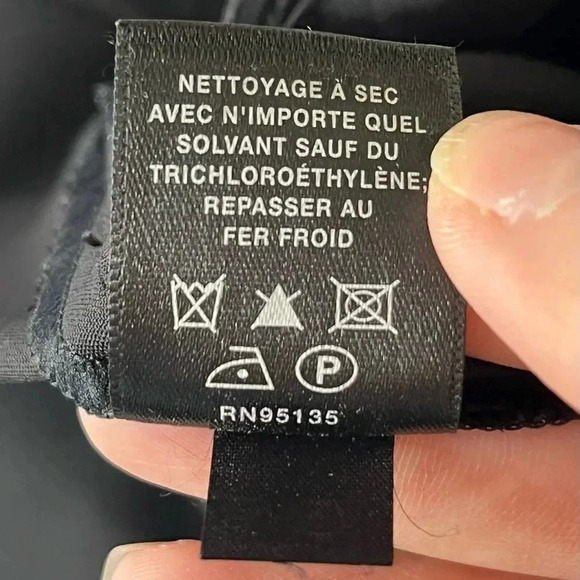 NWOT Lafayette 148 New York Black Ankle Length Virgin Wool Trouser Pants SIZE 8 - Picture 9 of 9